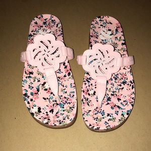 Sam and Libby floral sandals